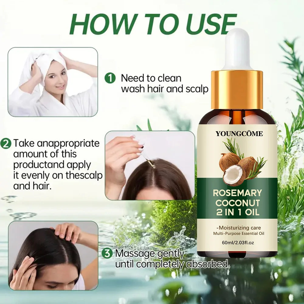 Belle Aura Rosemary & Coconut Hair
