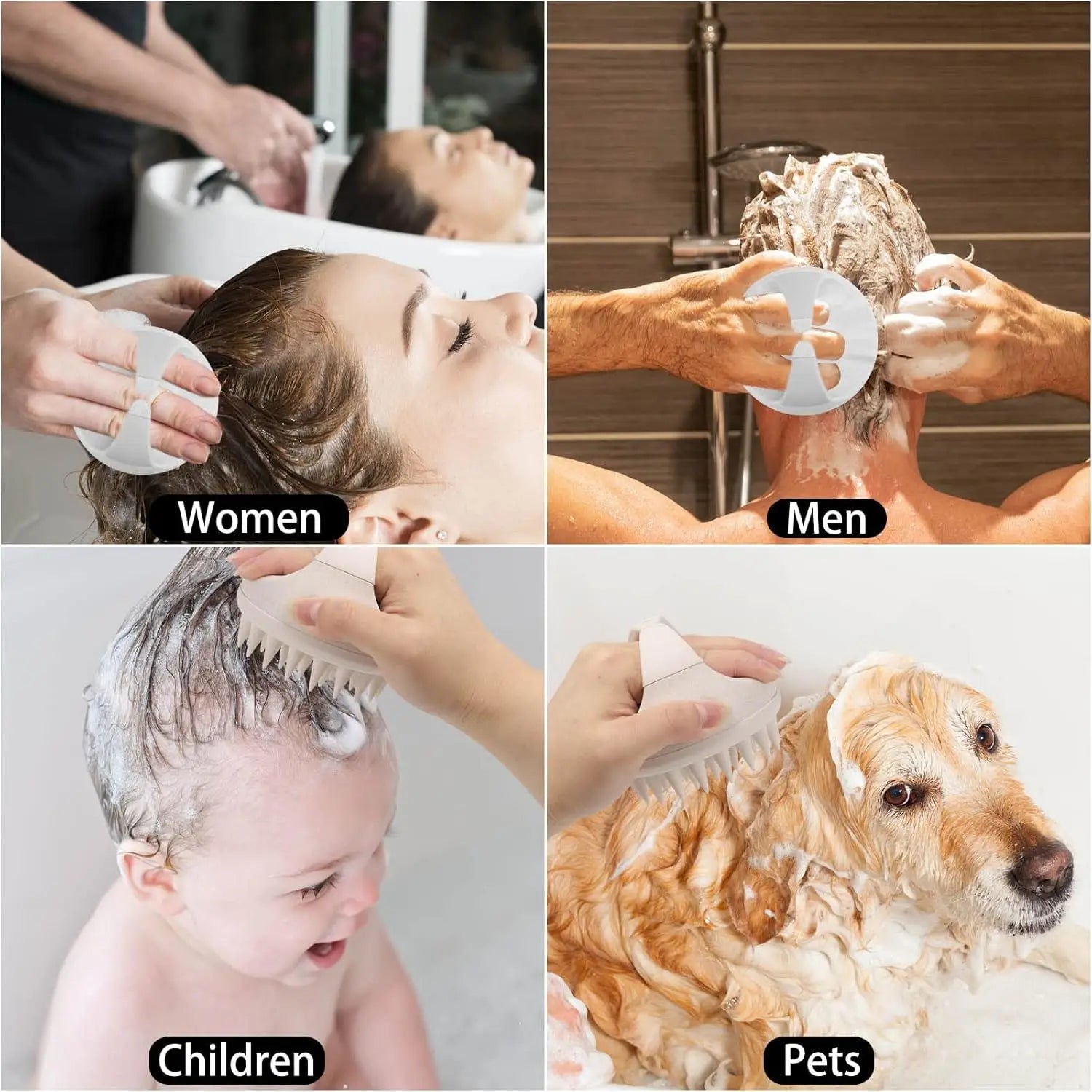 BELLE AURA SCALP MASSAGER BRUSH