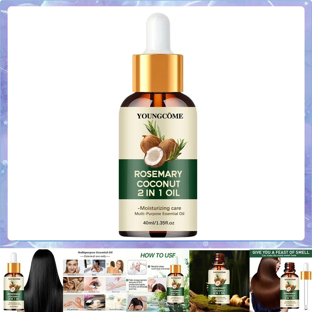Belle Aura Rosemary & Coconut Hair